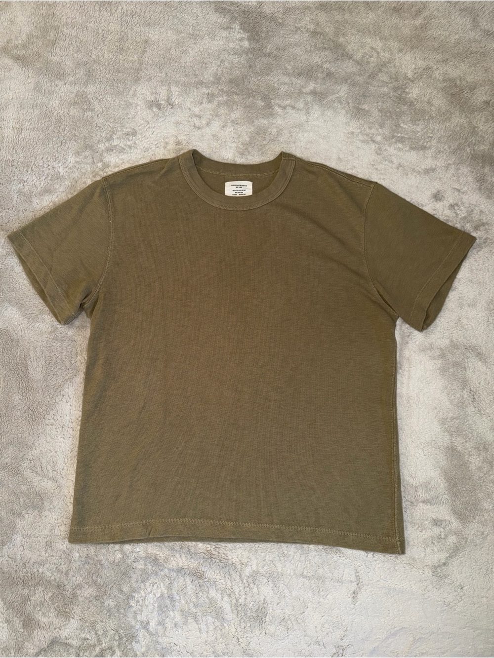 Buck Mason Field Spec Heavyweight Cotton Short Sleeve Tee Men’s Large In Green